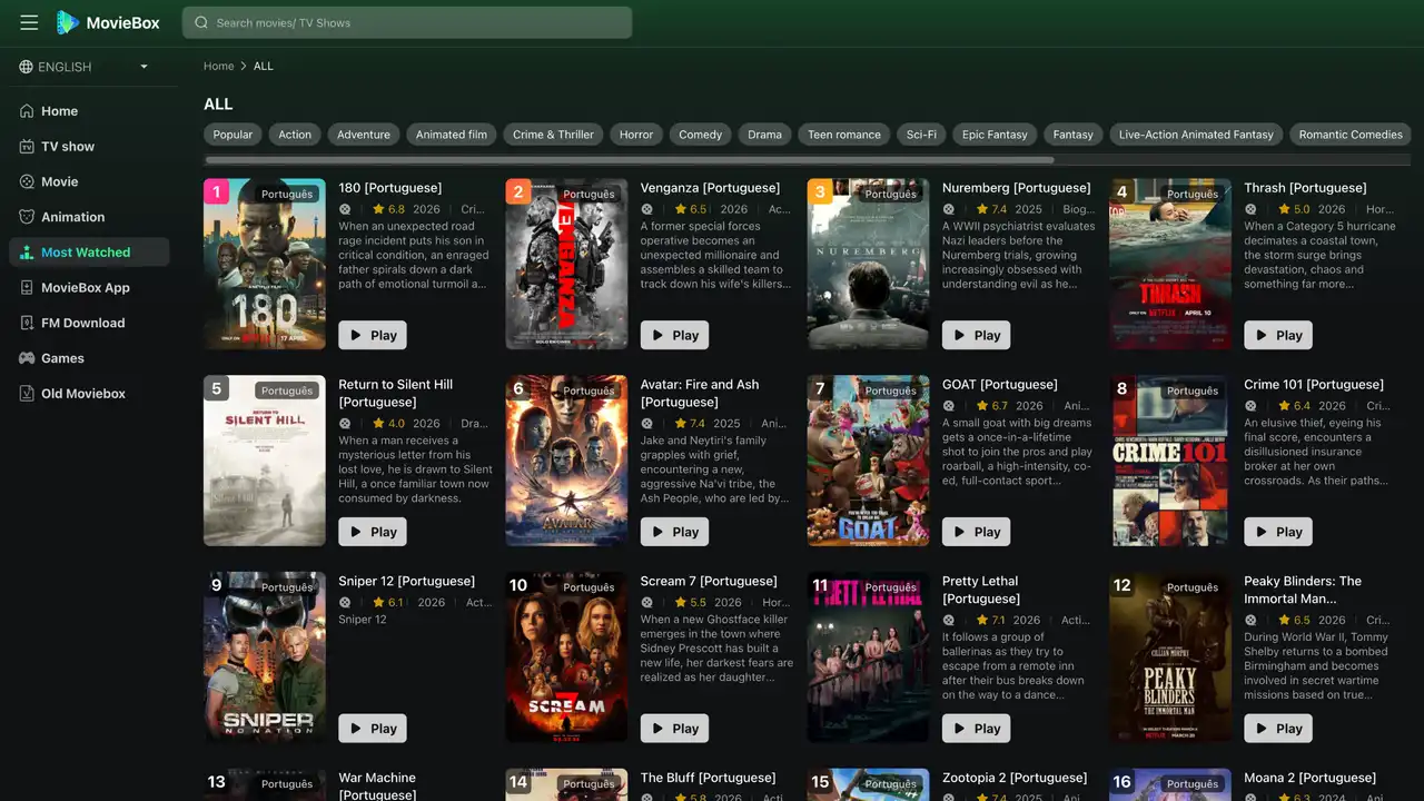 MovieBox APP Download V3.2 (For Android) Free 2026 Integrated OTT Platforms on MovieBox